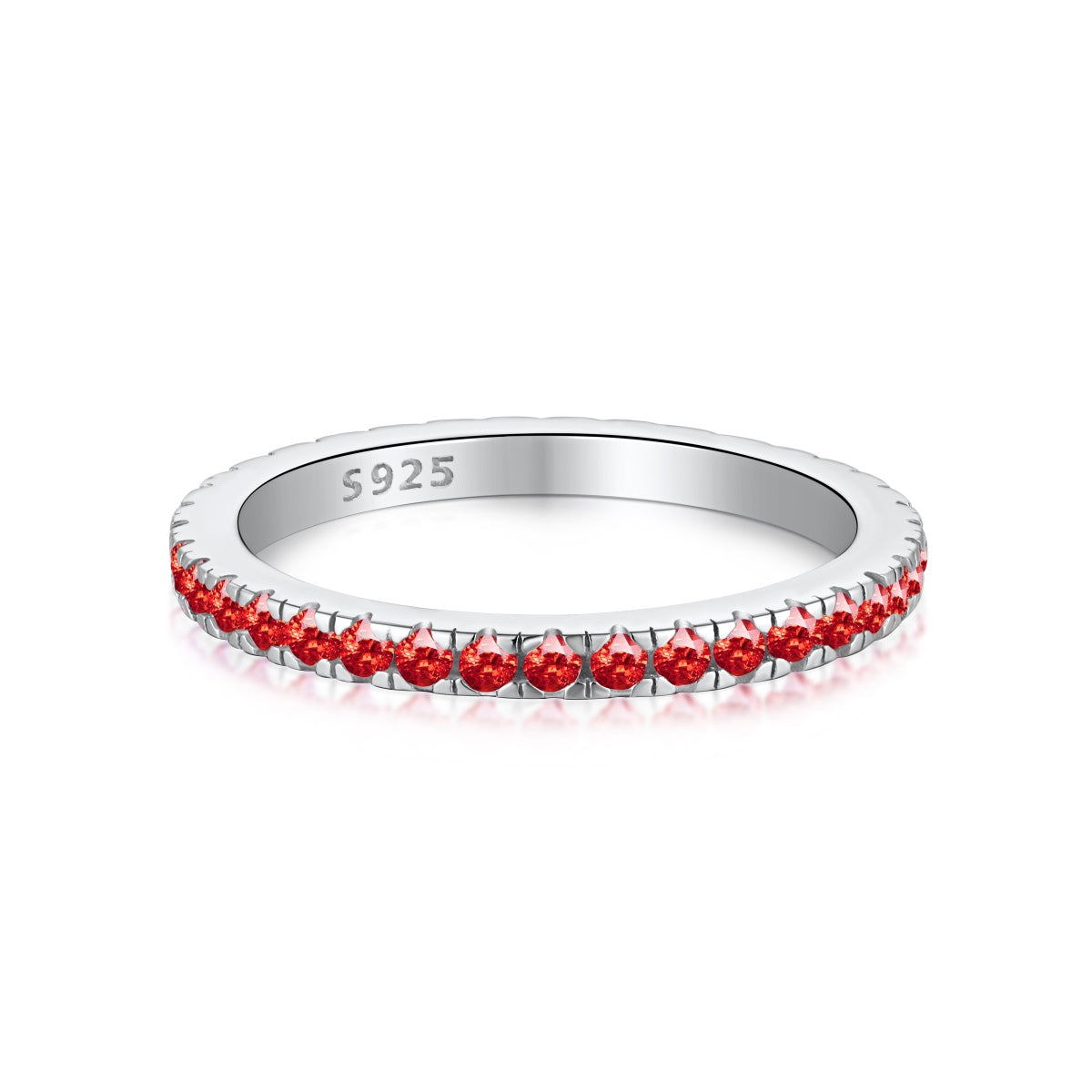 [Royal Jewellery]Delicate Sparkling Round Cut Daily Ring