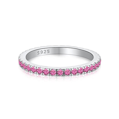 [Royal Jewellery]Delicate Sparkling Round Cut Daily Ring