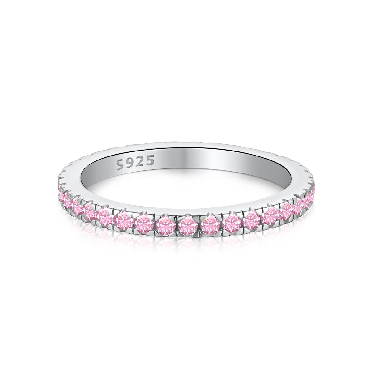 [Royal Jewellery]Delicate Sparkling Round Cut Daily Ring