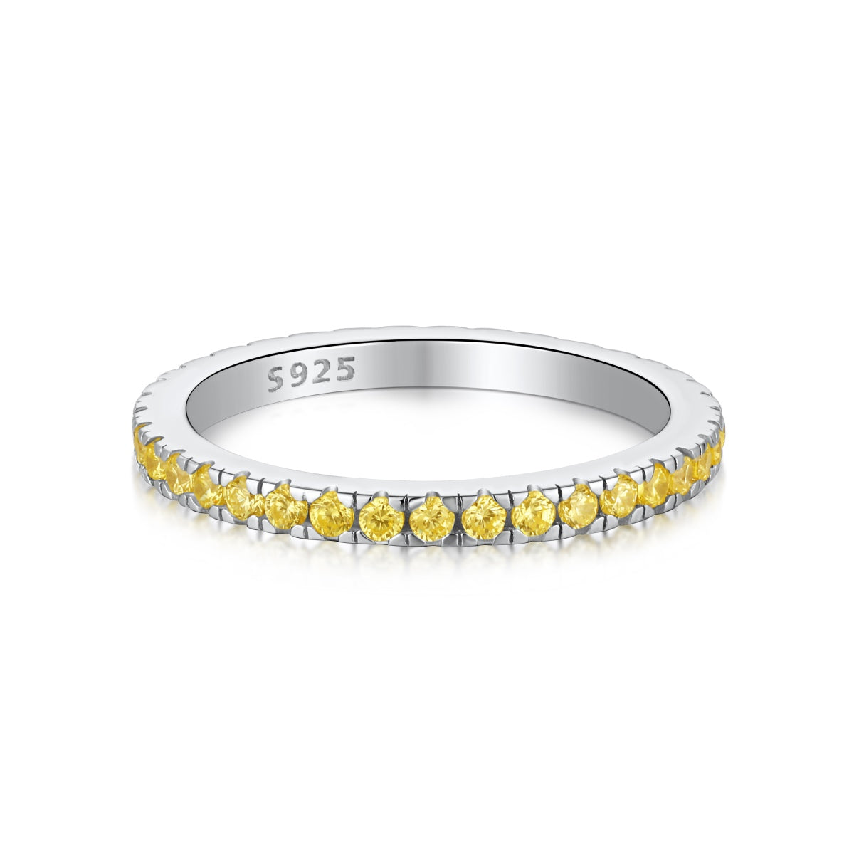 [Royal Jewellery]Delicate Sparkling Round Cut Daily Ring