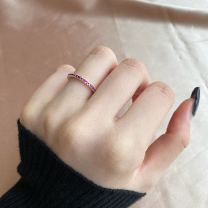 [ROYAL]Delicate Sparkling Round Cut Daily Ring