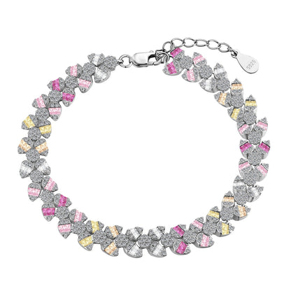 [Royal Jewellery]Dainty Exquisite Flower Shape Daily Bracelet