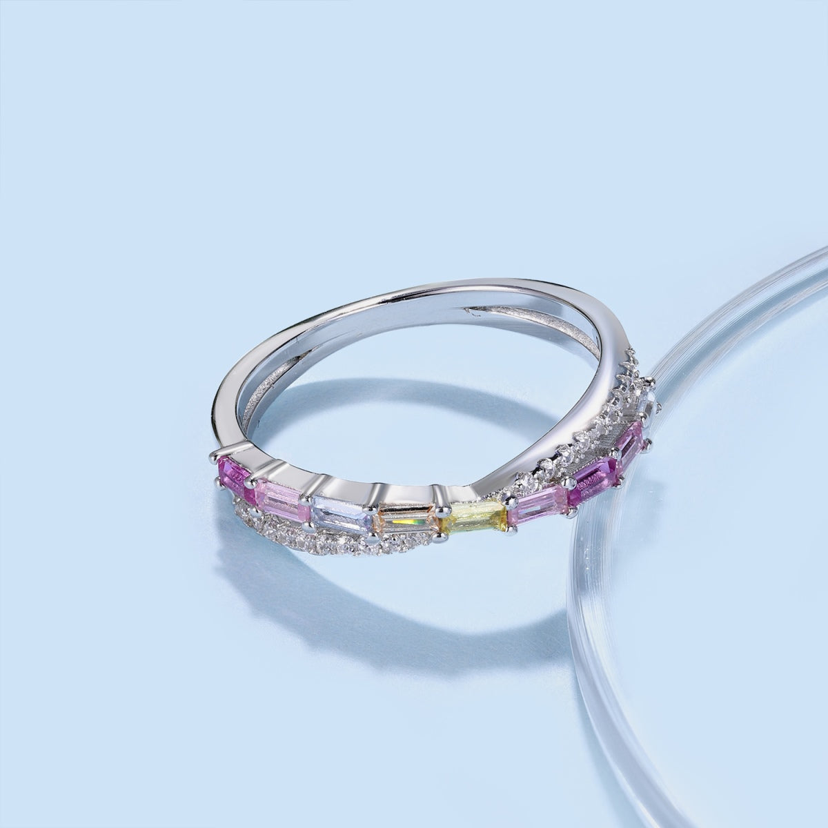 [Royal Jewellery]Energetic Elegant Radiant Cut Party Ring