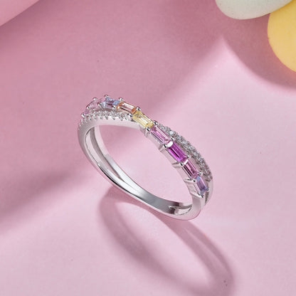[Royal Jewellery]Energetic Elegant Radiant Cut Party Ring