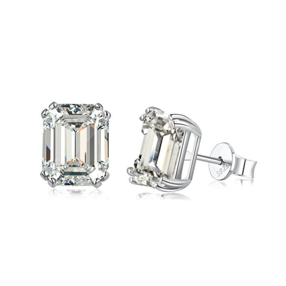 [Royal Jewellery]Dazzling Square Shape Earrings