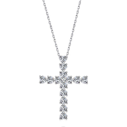 [Royal Jewellery]Radiant Cross Shape Necklace