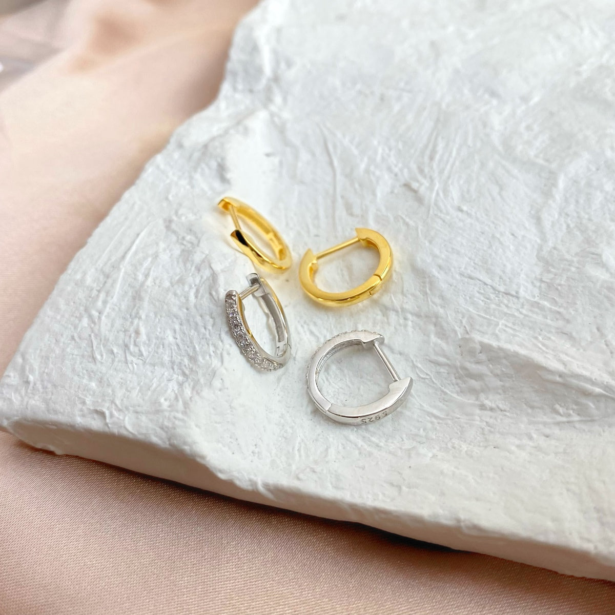 [Royal Jewellery]Circle Versatile Earrings