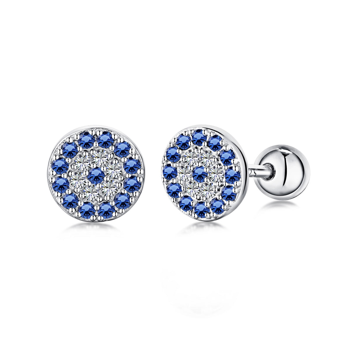 [Royal Jewellery]Devil's Eye Ear Bone Nail Earrings
