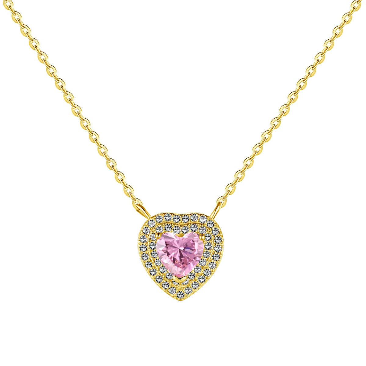 [Royal Jewellery]Exquisite Heart Shape Necklace