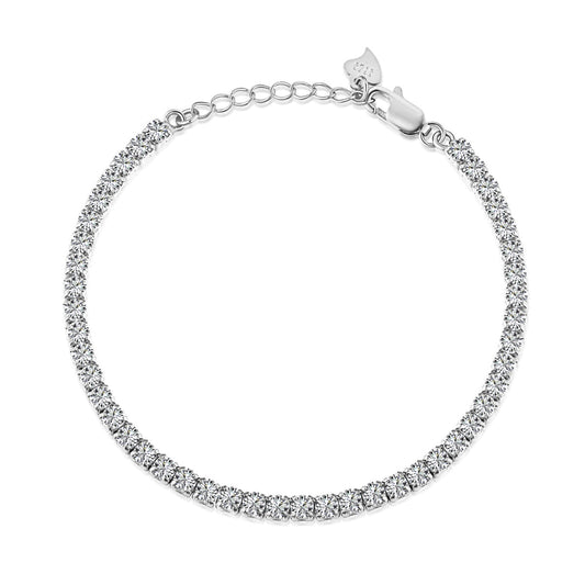 [Royal Jewellery]Sparkling Round Cut Daily Bracelet