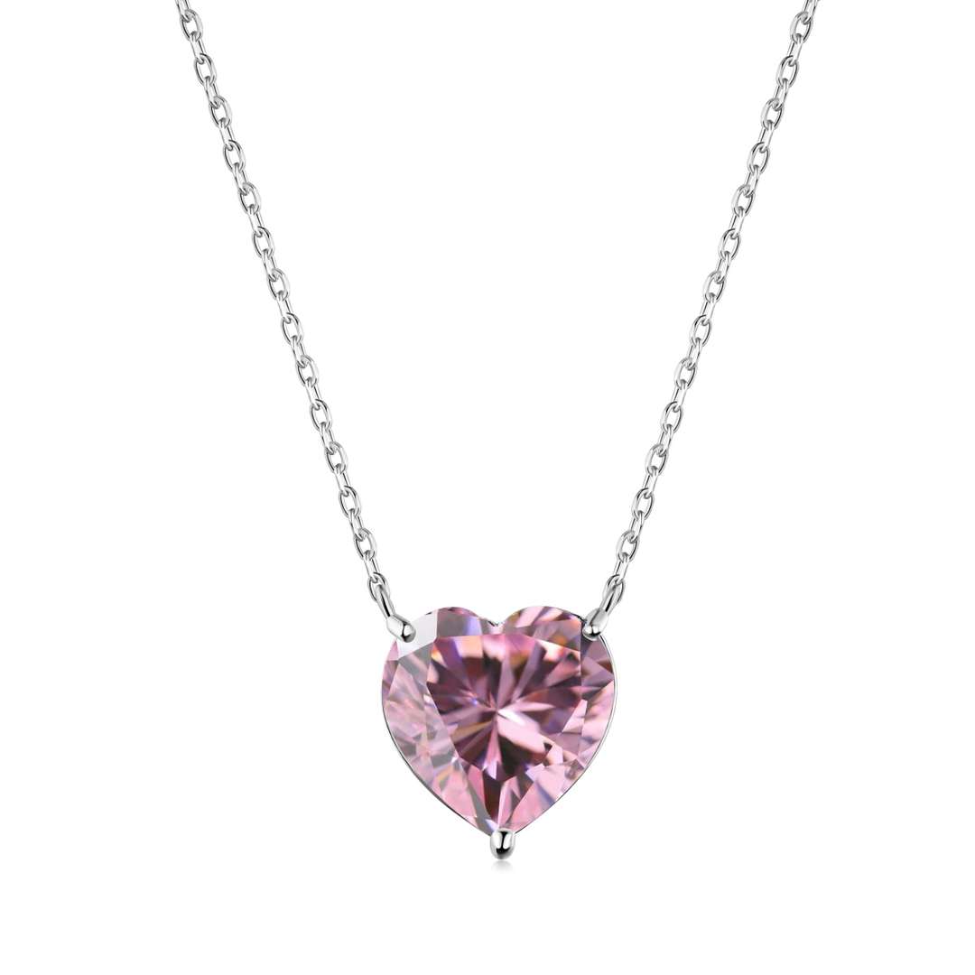 [Royal Jewellery]6.0 carat Radiant Heart Shape Necklace