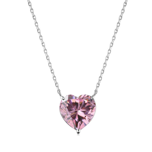 [Royal Jewellery]6.0 carat Radiant Heart Shape Necklace