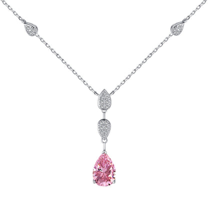[Royal Jewellery]Dazzling Pear Cut Necklace
