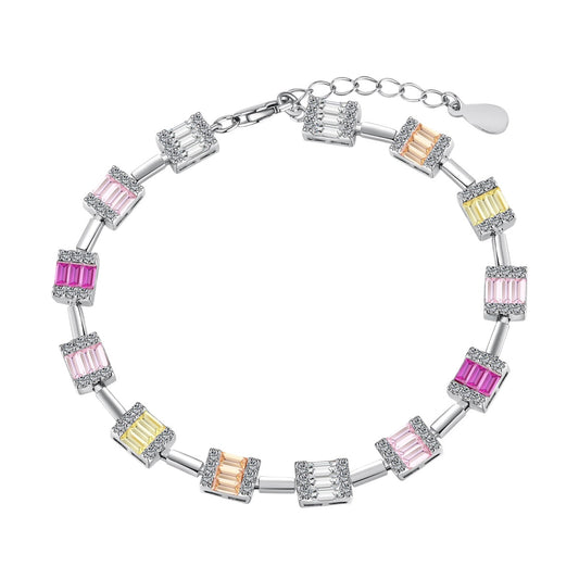 [Royal Jewellery]Dainty Charming Emerald Cut Daily Bracelet