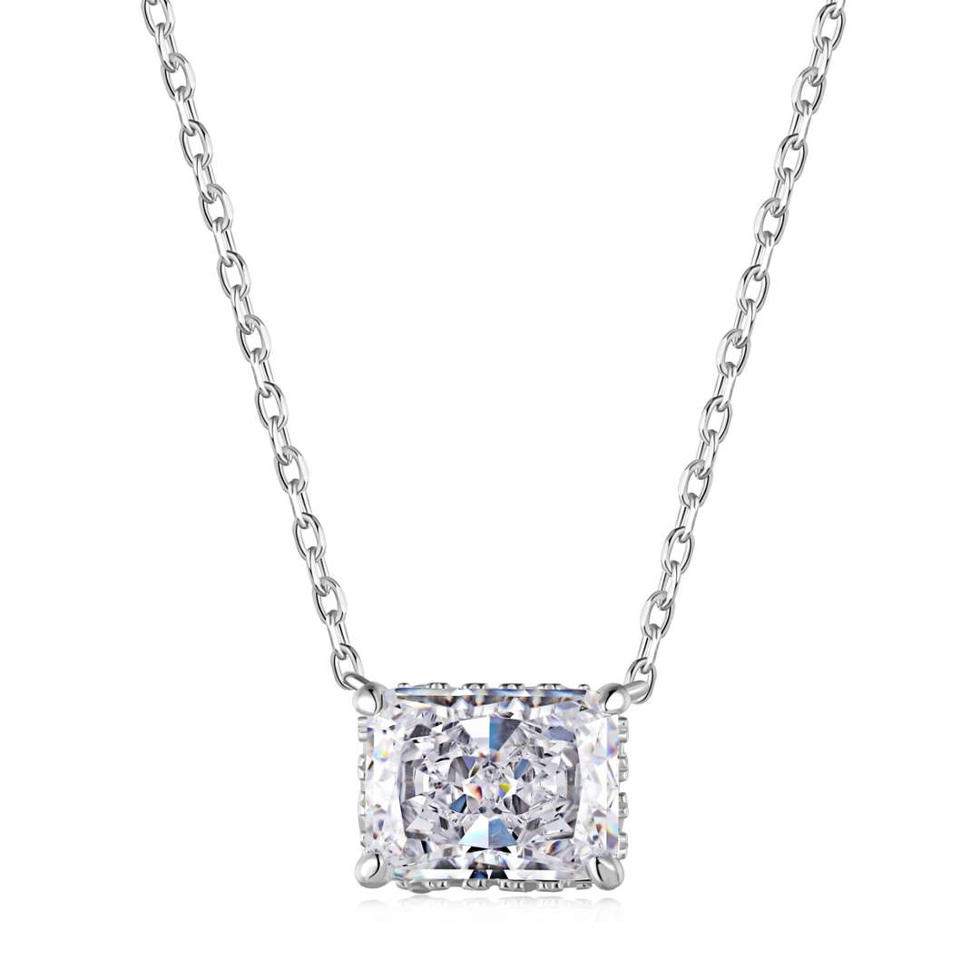 [Royal Jewellery]Luxurious Square Shape Colorful Necalack