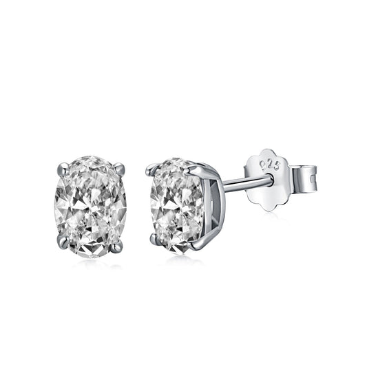 [Royal Jewellery]Oval Classic Dignified Elegant Earrings