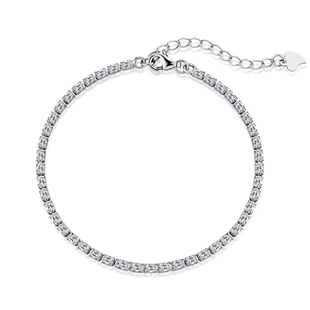 [Royal Jewellery]Elegant Emerald Cut Daily Bracelet