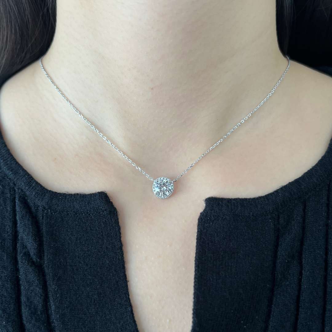 [Royal Jewellery]Luxurious Round Cut Necklace