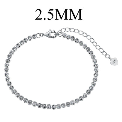 [Royal Jewellery]Dazzling Sparkling Round Cut Daily Bracelet
