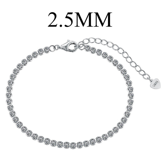 [Royal Jewellery]Dazzling Sparkling Round Cut Daily Bracelet