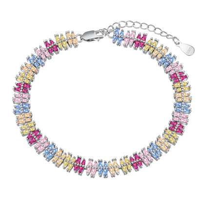 [Royal Jewellery]Sparkling Exquisite Multi Cut Party Bracelet
