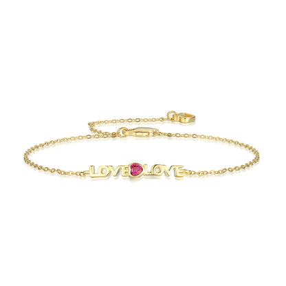 [Royal Jewellery]Romantic Heart Shape Lover Bracelet