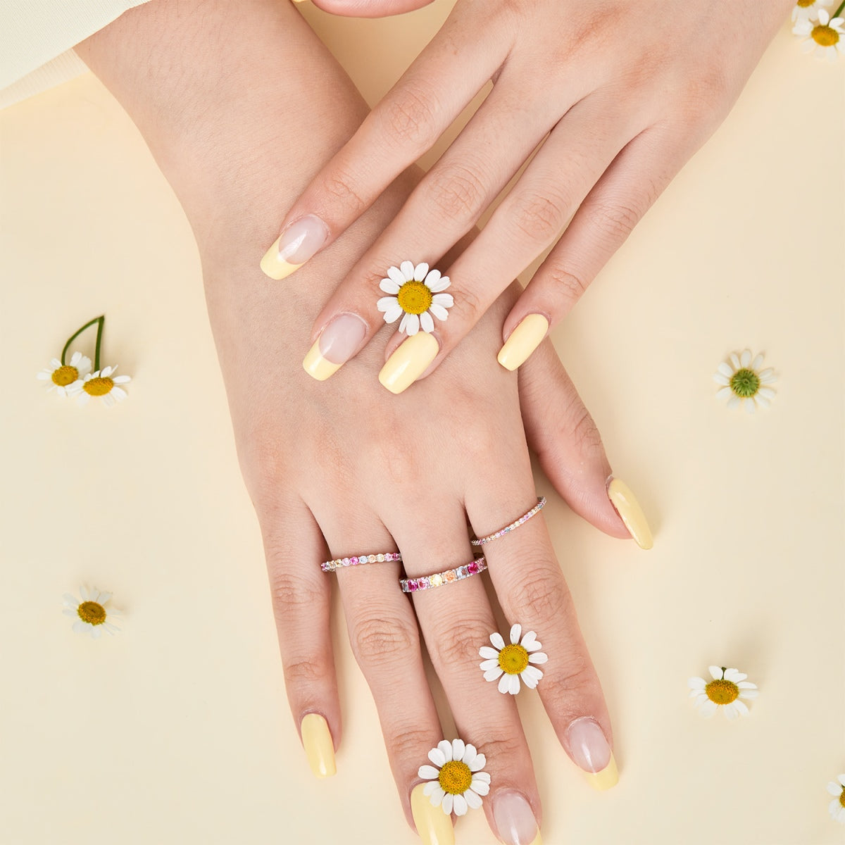 [Royal Jewellery]Elegant Vivid Round Cut Daily Ring