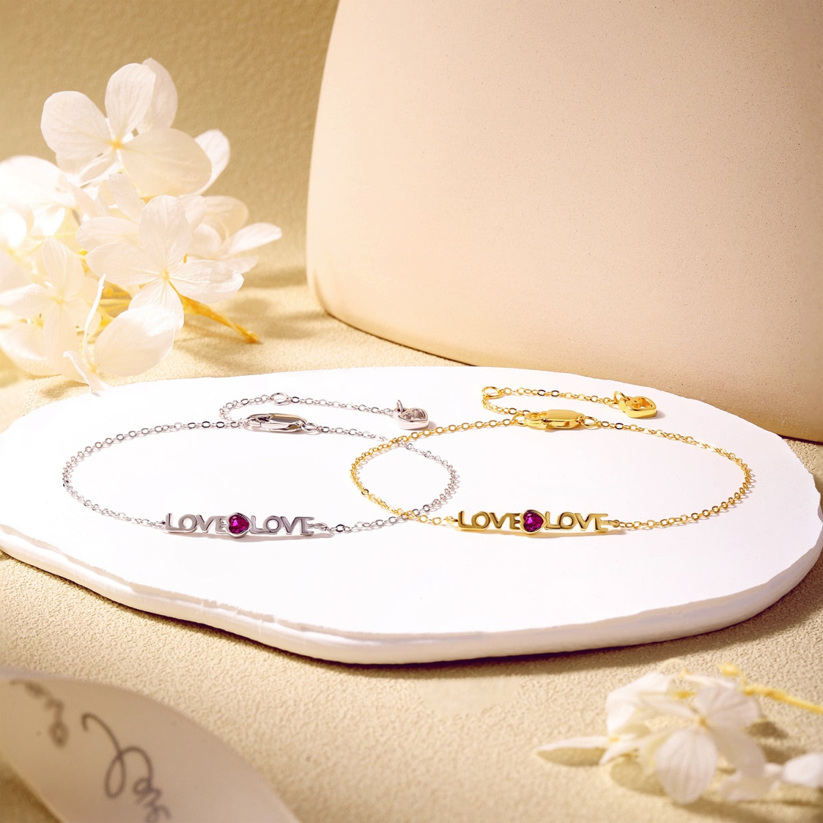 [Royal Jewellery]Romantic Heart Shape Lover Bracelet