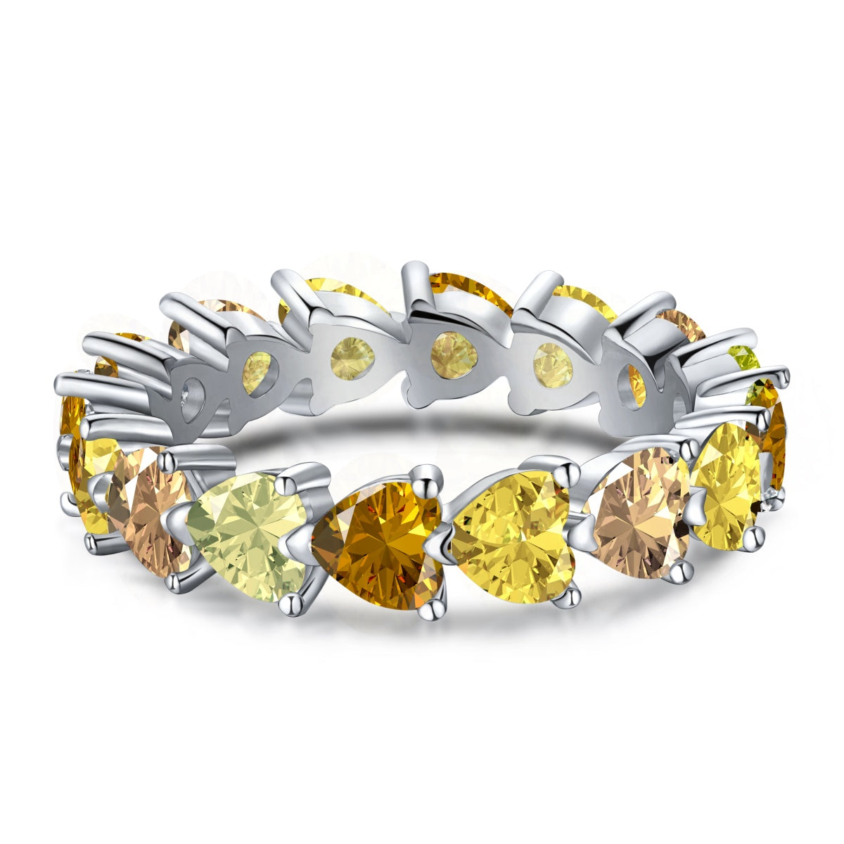 [Royal Jewellery]0.25 Carat Radiant Romance Heart Cut Lover Ring