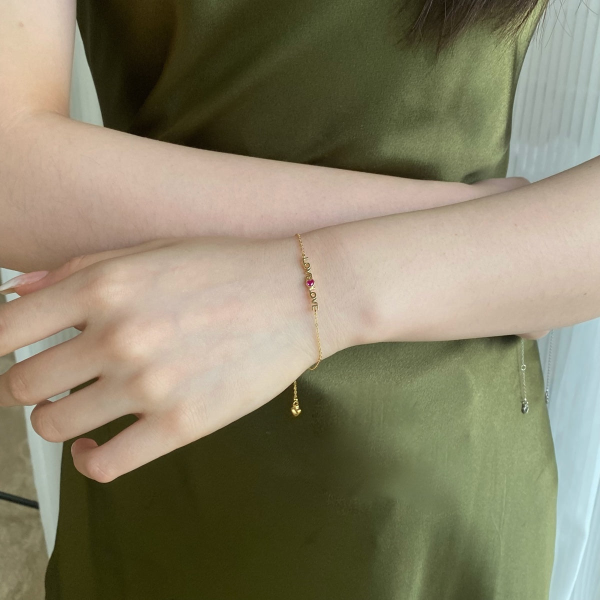 [Royal Jewellery]Romantic Heart Shape Lover Bracelet