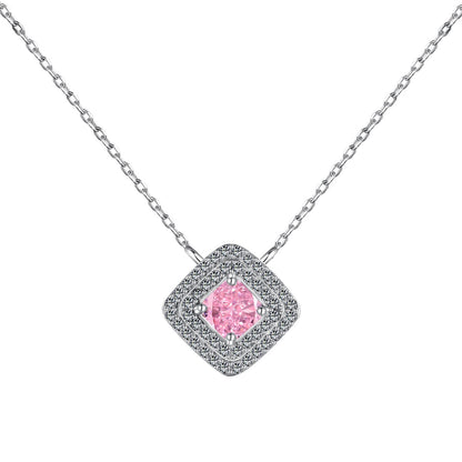 [Royal Jewellery]Sparkling Asscher Cut Necklace
