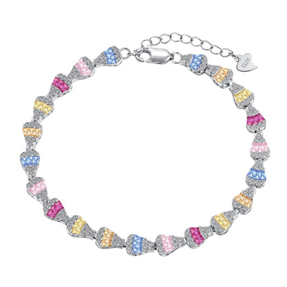 [Royal Jewellery]Radiant Water Drop Shape Daily Bracelet