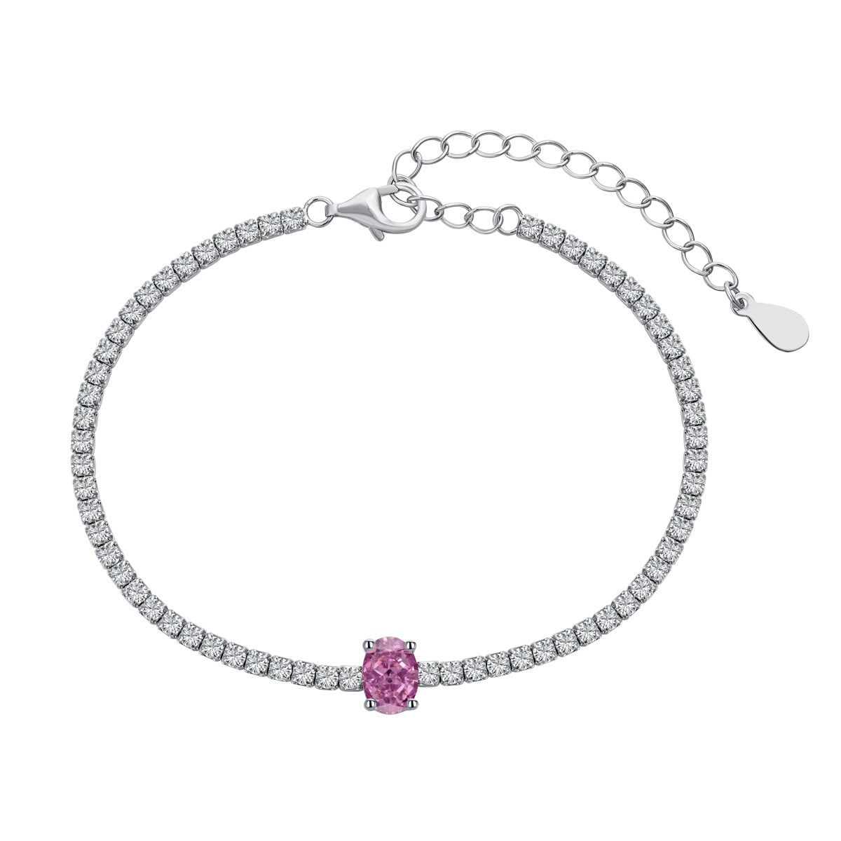 [Royal Jewellery]0.75 Carat Exquisite Oval Cut Daily Bracelet