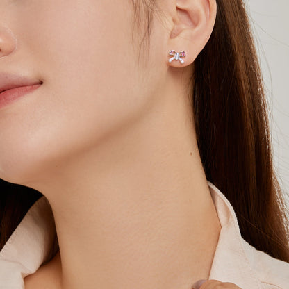 [Royal Jewellery]Ornate Butterfly Shape Daily Earrings