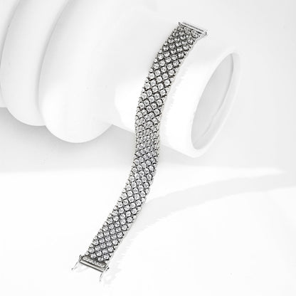 [Royal Jewellery]Ornate Elegant Round Cut Party Bracelet