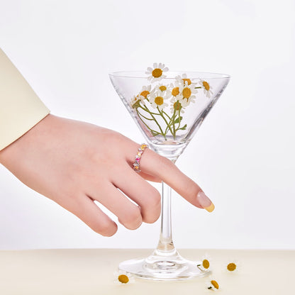 [Royal Jewellery]Dazzling Polychromatic Multi cut Daily Ring