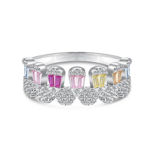 [Royal Jewellery]Gorgeous Radiant Cut Daily Ring