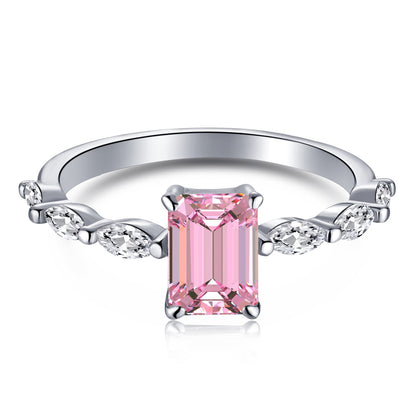 [Royal Jewellery]1.0 Carat Dainty Resplendent Radiant Cut Daily Ring