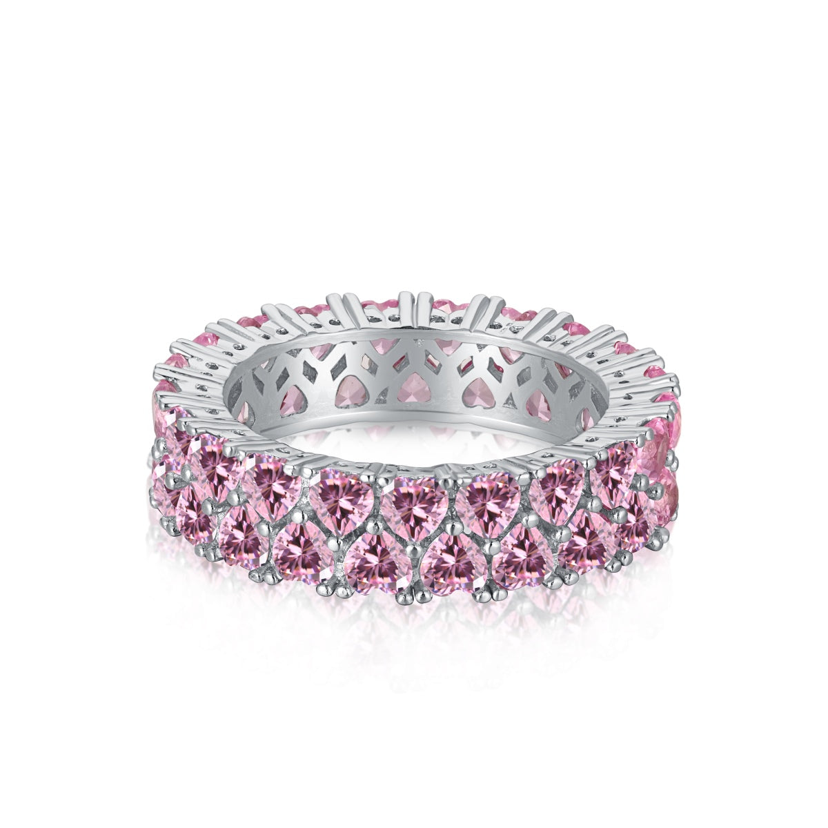 [Royal Jewellery]Sparkling Full Heart Ring