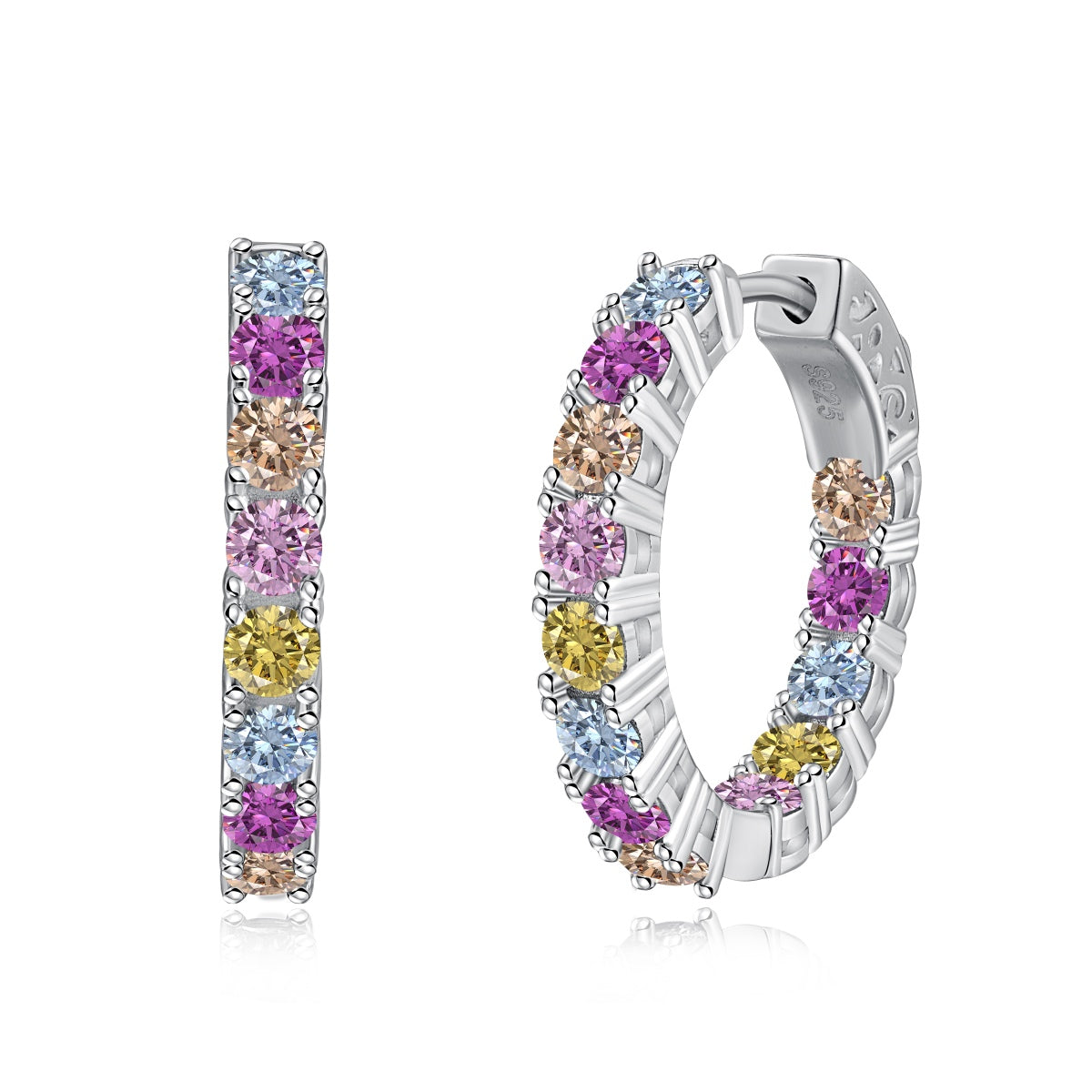 [Royal Jewellery]Unique Round Cut Daily Earrings