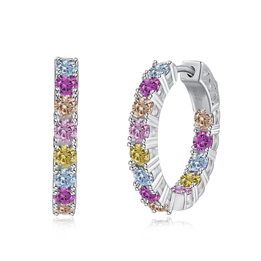 [Royal Jewellery]Unique Round Cut Daily Earrings