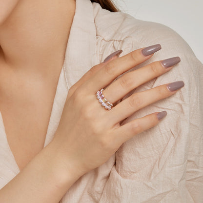 [Royal Jewellery]Gorgeous Radiant Cut Daily Ring