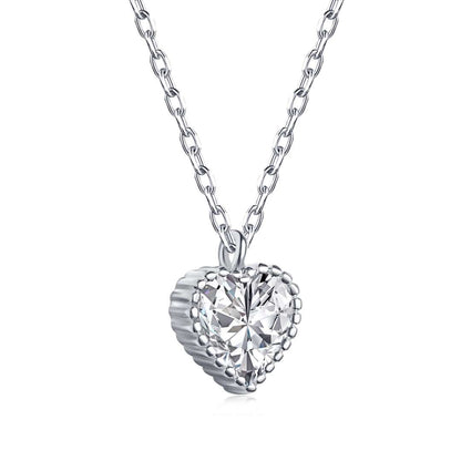 [Royal Jewellery]Ornate Heart Shape Necklace
