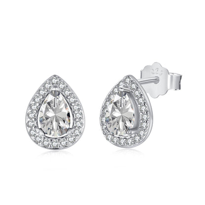 [Royal Jewellery]Luxurious Water Drop Shape Earrings
