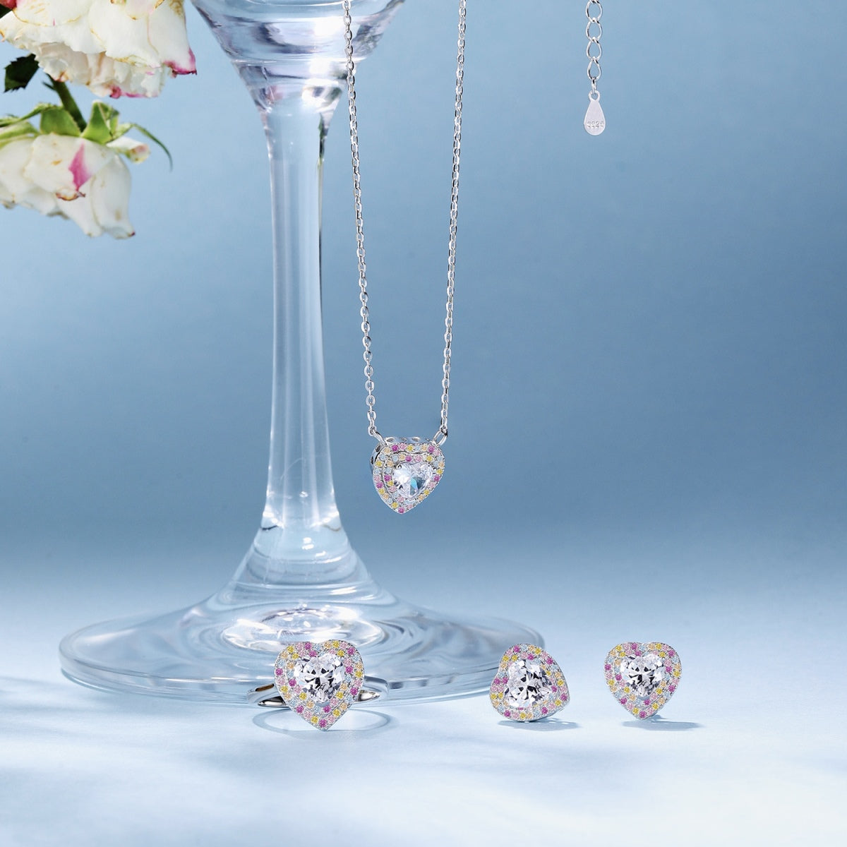 [Royal Jewellery]Exquisite Heart Shape Necklace