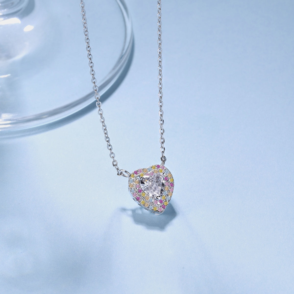 [Royal Jewellery]Exquisite Heart Shape Necklace