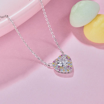 [Royal Jewellery]Exquisite Heart Shape Necklace