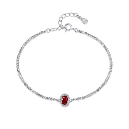[Royal Jewellery]Exquisite Oval Shape Bracelet