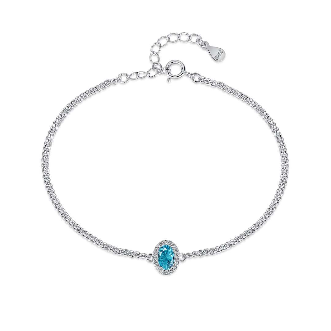 [Royal Jewellery]Exquisite Oval Shape Bracelet