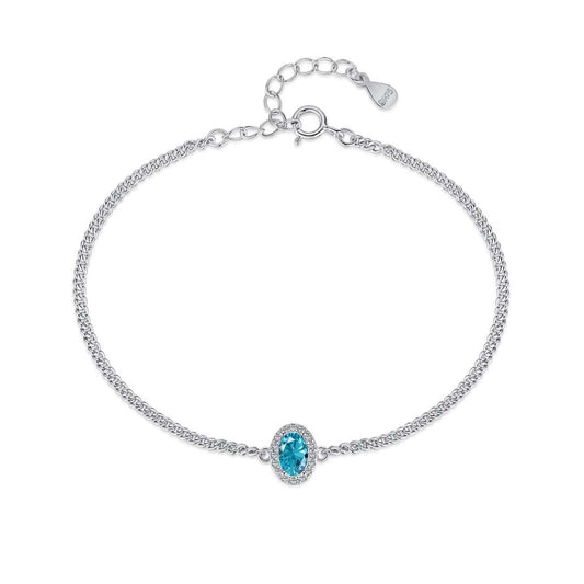 [Royal Jewellery]Exquisite Oval Shape Bracelet